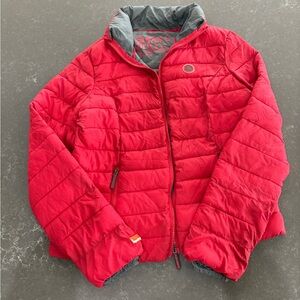 Superdry Vibrant Red Quilted Puffer Jacket